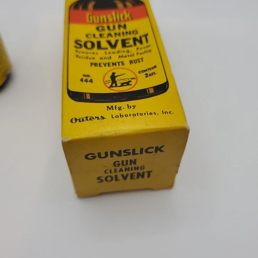 VTG Outers Gunslick Gun Cleaning Solvent Bottle w/ Box no. 444